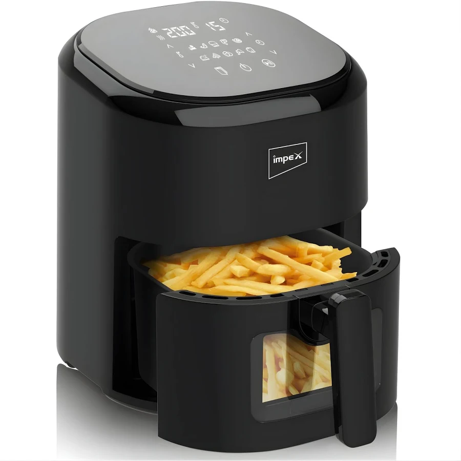 Impex Smart Fry Air Fryer 4.5 L - Black